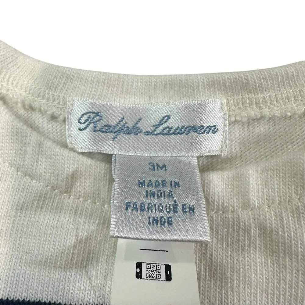 NWT Ralph Lauren Striped‎ Nautical Preppy Dress, 3M